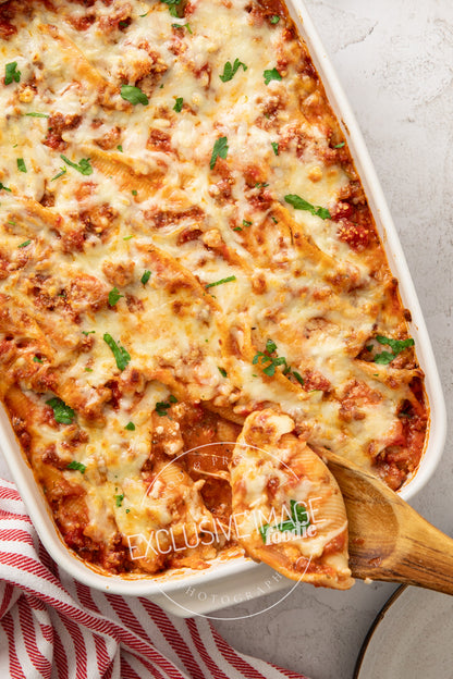 Beef Stuffed Shells with Cottage Cheese Recipe (exclusive)