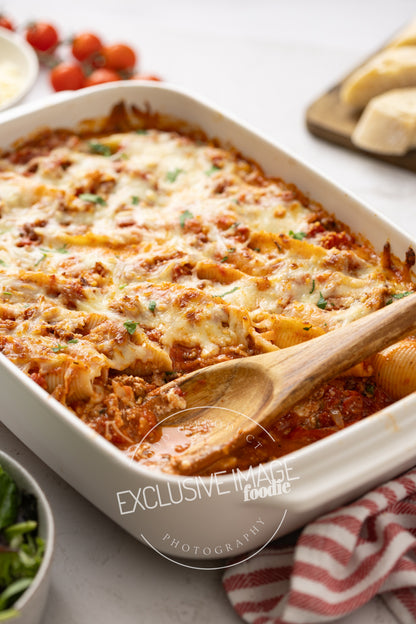 Beef Stuffed Shells with Cottage Cheese Recipe (exclusive)