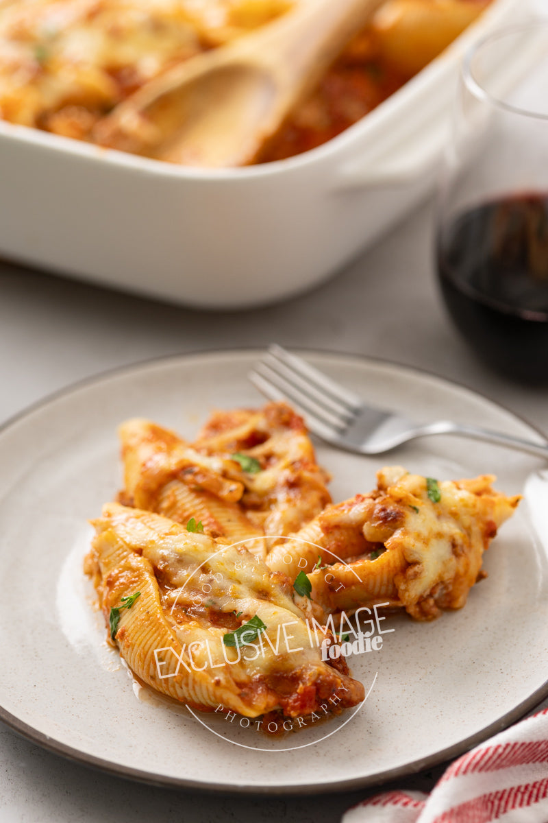 Beef Stuffed Shells with Cottage Cheese Recipe (exclusive)