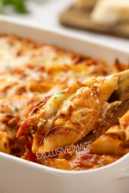 Beef Stuffed Shells with Cottage Cheese Recipe (exclusive)