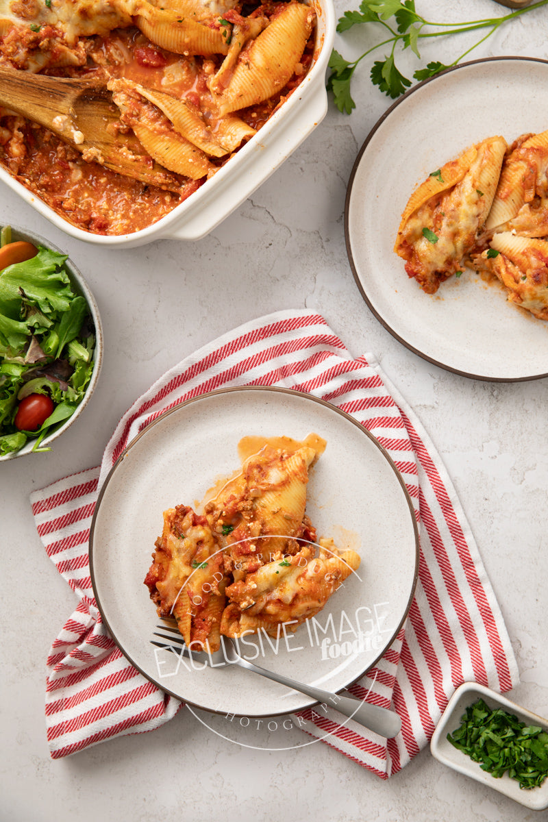 Beef Stuffed Shells with Cottage Cheese Recipe (exclusive)