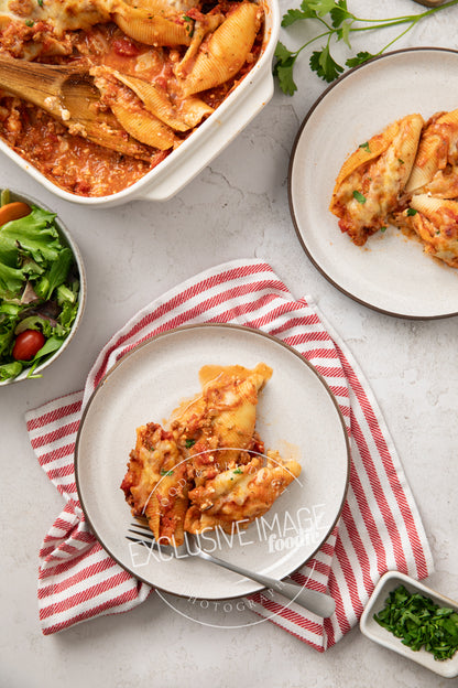 Beef Stuffed Shells with Cottage Cheese Recipe (exclusive)