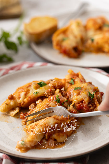 Beef Stuffed Shells with Cottage Cheese Recipe (exclusive)