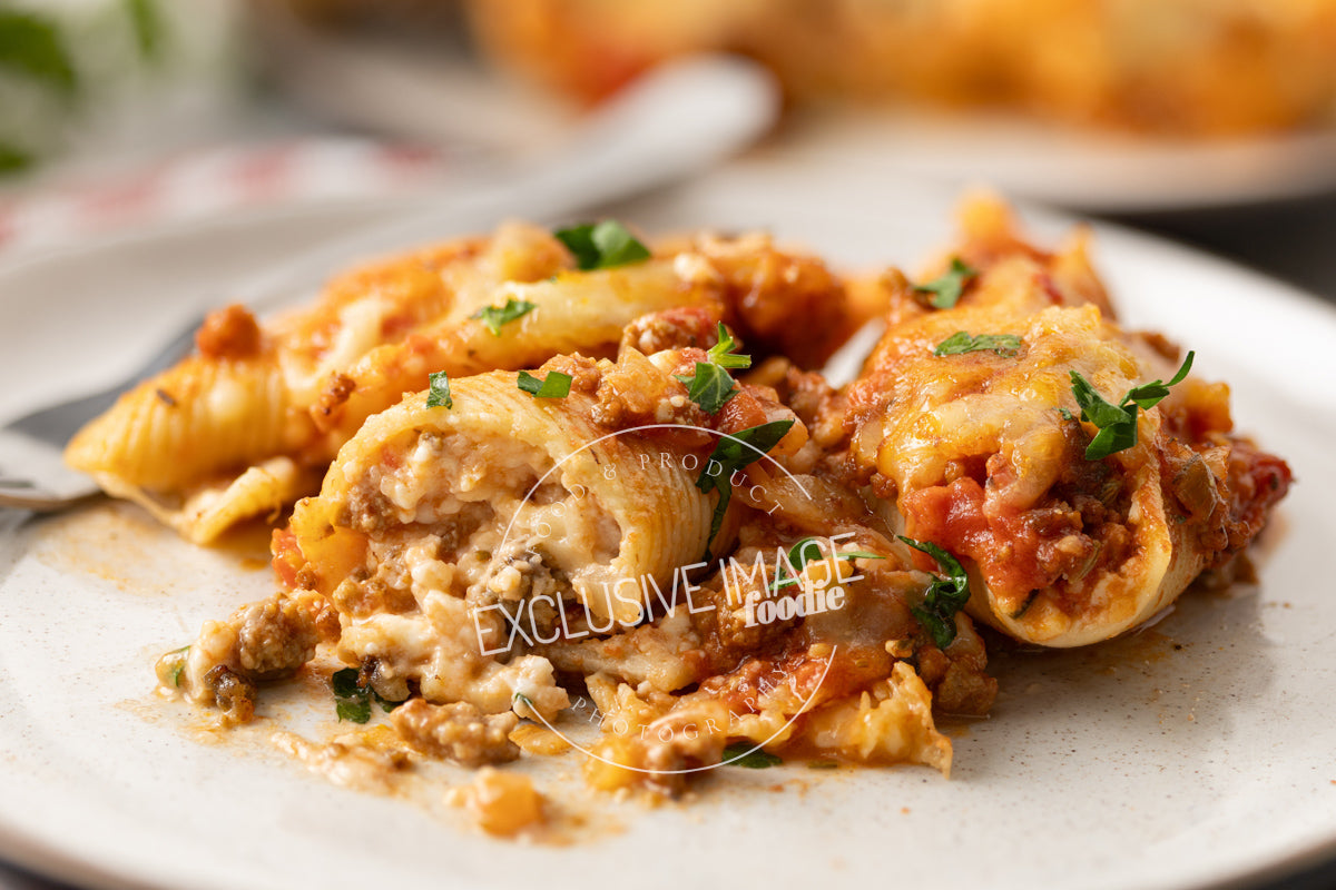 Beef Stuffed Shells with Cottage Cheese Recipe (exclusive)