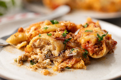 Beef Stuffed Shells with Cottage Cheese Recipe (exclusive)