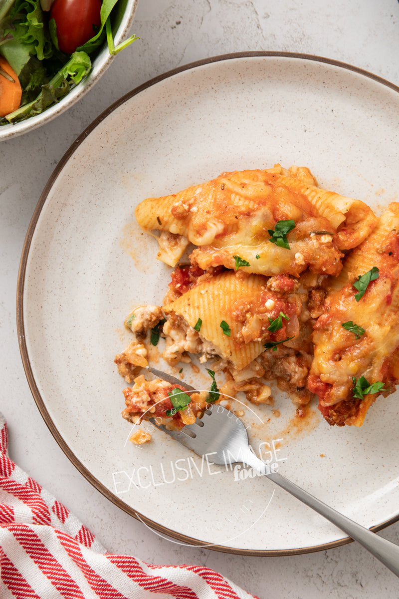 Beef Stuffed Shells with Cottage Cheese Recipe (exclusive)