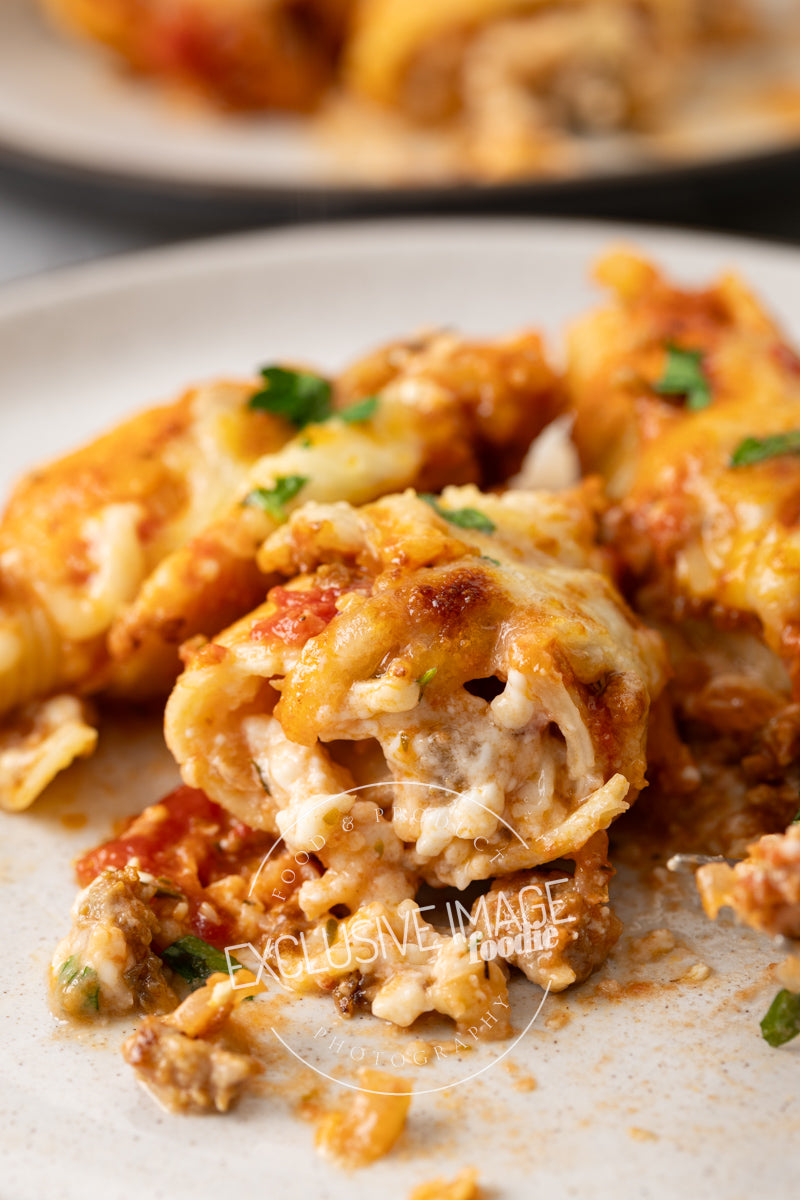 Beef Stuffed Shells with Cottage Cheese Recipe (exclusive)