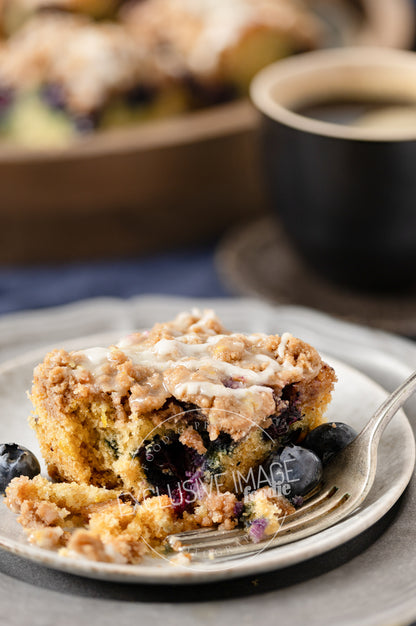 Blueberry Coffee Cake with Lemon Glaze Recipe (exclusive)