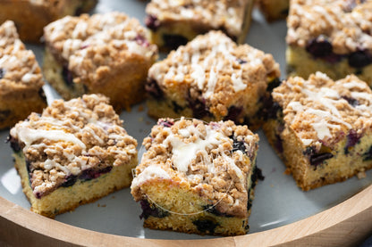 Blueberry Coffee Cake with Lemon Glaze Recipe (exclusive)