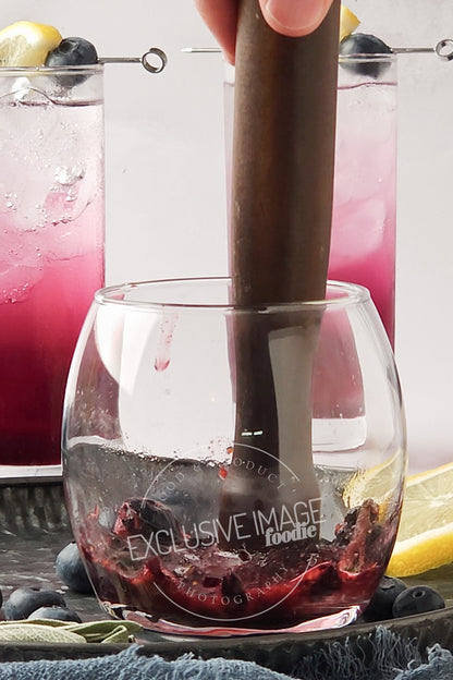 Blueberry Sage Mocktail Recipe - Exclusive Recipe & Food Photography For Bloggers
