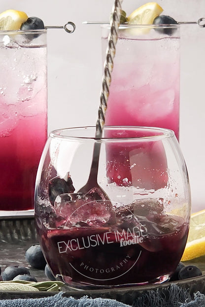 Blueberry Sage Mocktail Recipe - Exclusive Recipe & Food Photography For Bloggers