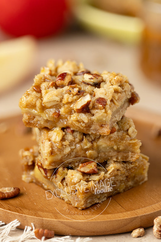 Oatmeal Apple Bars with Toasted Pecans Recipe (exclusive)