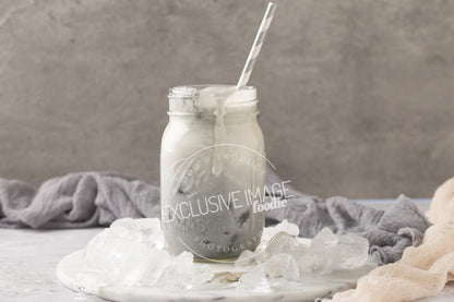 Charcoal Iced “Latte” Recipe, Photos, & Video (Exclusive)