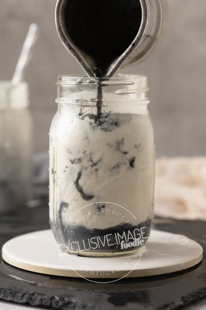 Charcoal Iced “Latte” Recipe, Photos, & Video (Exclusive)