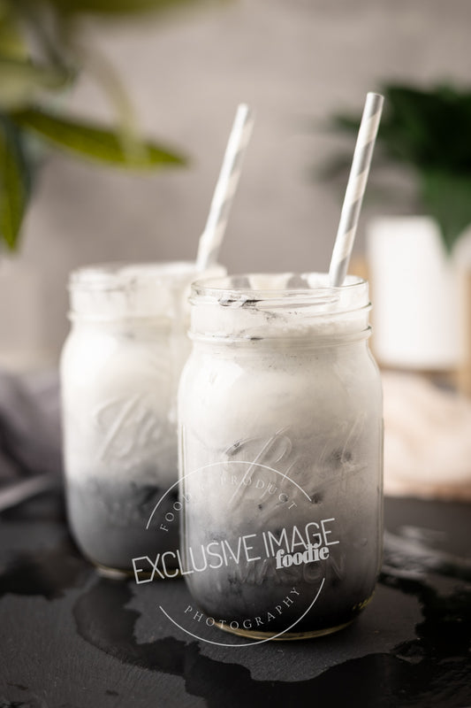 Charcoal Iced “Latte” Recipe, Photos, & Video (Exclusive)