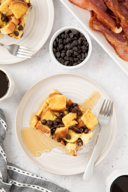 Chocolate Chip Baked French Toast Casserole Recipe (exclusive)