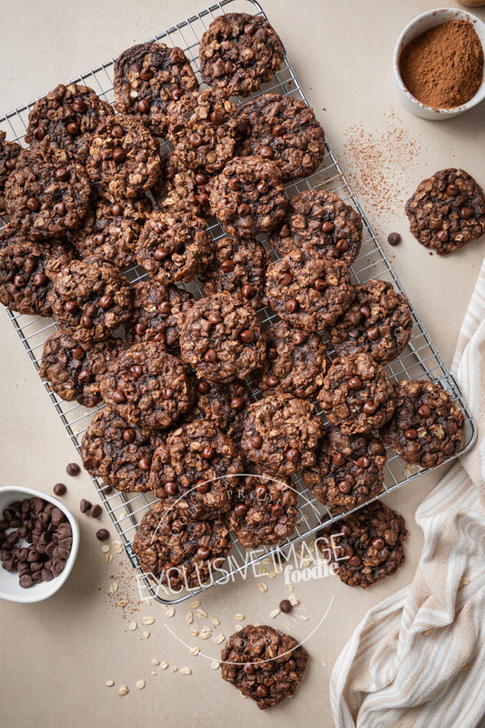 Double Chocolate Chip Oatmeal Cookies Recipe (exclusive)