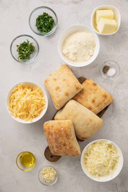 Air Fryer Cheesy Ciabatta Garlic Bread Recipe (exclusive)