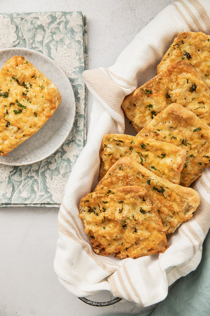 Air Fryer Cheesy Ciabatta Garlic Bread Recipe (exclusive)