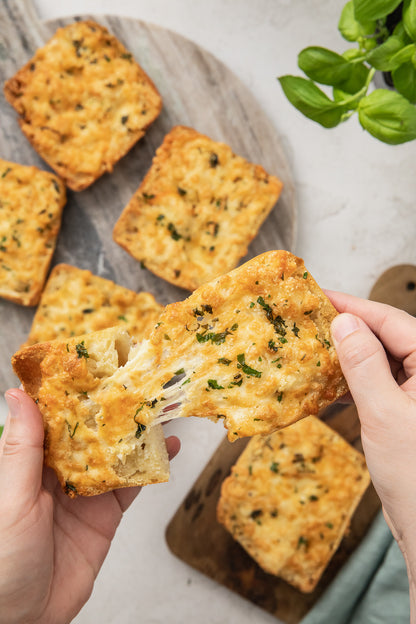Air Fryer Cheesy Ciabatta Garlic Bread Recipe (exclusive)