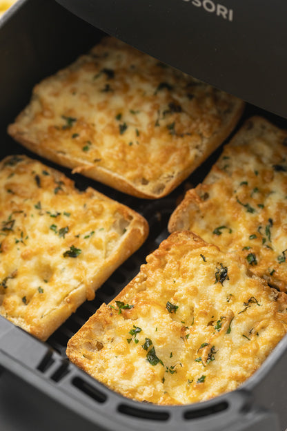 Air Fryer Cheesy Ciabatta Garlic Bread Recipe (exclusive)