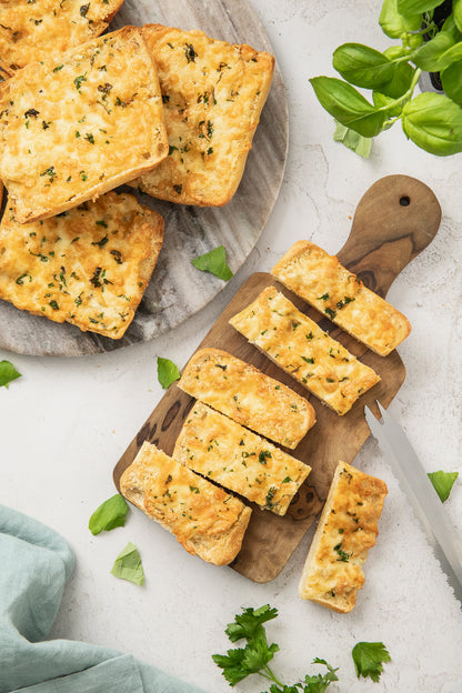 Air Fryer Cheesy Ciabatta Garlic Bread Recipe (exclusive)