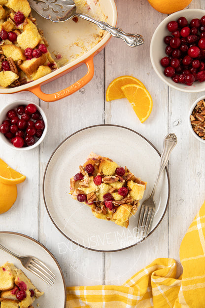 Cranberry Orange Baked French Toast Casserole Recipe (exclusive)
