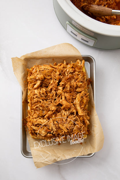 Slow Cooker Sweet & Smoky BBQ Chicken Sliders Recipe (exclusive)