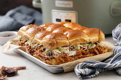 Slow Cooker Sweet & Smoky BBQ Chicken Sliders Recipe (exclusive)