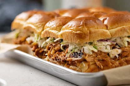 Slow Cooker Sweet & Smoky BBQ Chicken Sliders Recipe (exclusive)