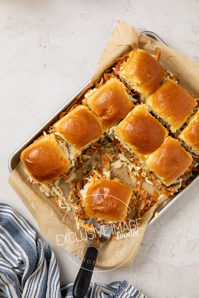 Slow Cooker Sweet & Smoky BBQ Chicken Sliders Recipe (exclusive)