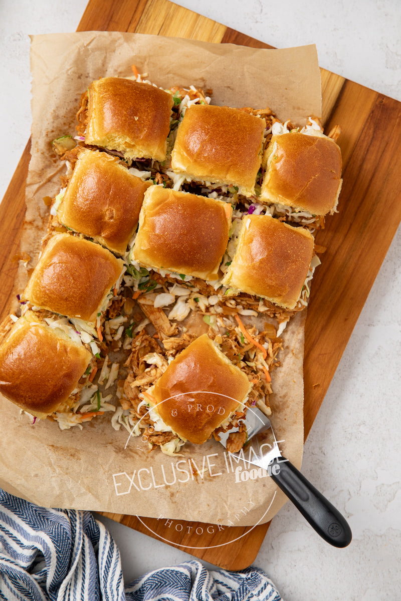 Slow Cooker Sweet & Smoky BBQ Chicken Sliders Recipe (exclusive)