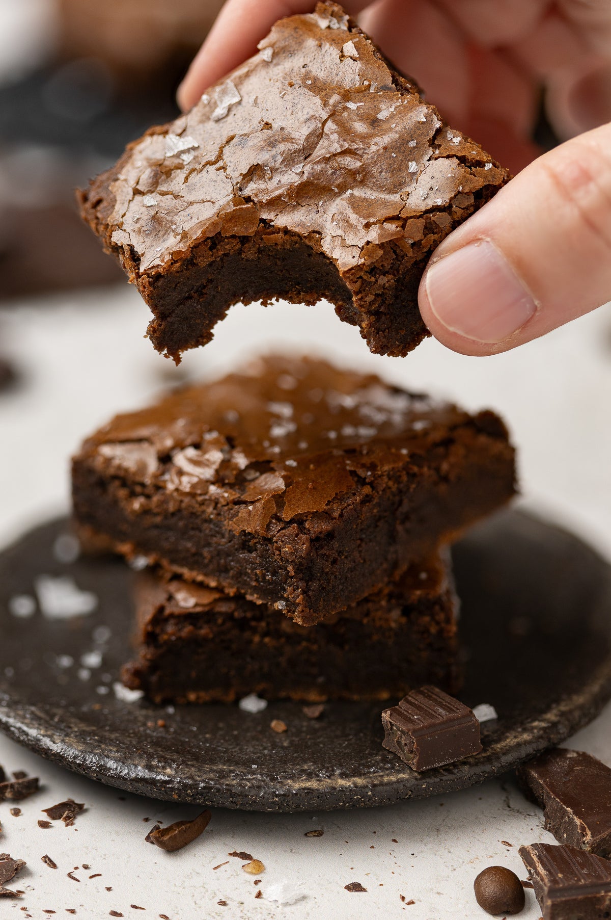Deep Roast Espresso Fudge Brownies with Sea Salt Recipe (exclusive)