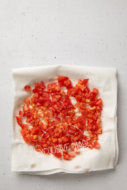 Grilled chicken wrap recipe flat lay process photography food blog tomatoes