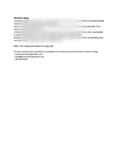 Grilled chicken wrap recipe instructions preview food blogger