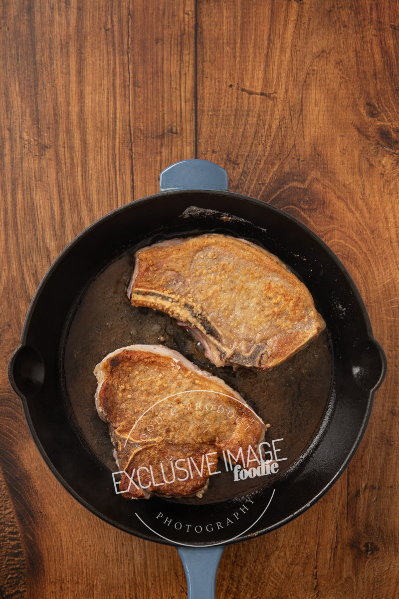 Honey Mustard Pan-Fried Pork Chops Recipe (exclusive)