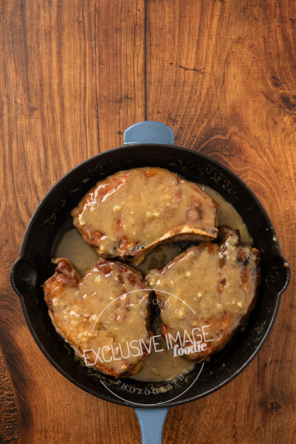 Honey Mustard Pan-Fried Pork Chops Recipe (exclusive)