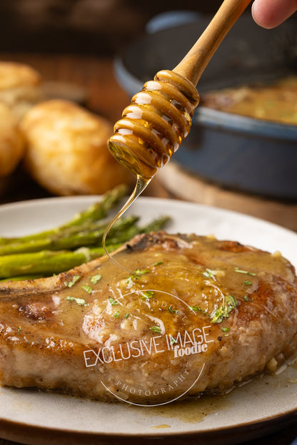 Honey Mustard Pan-Fried Pork Chops Recipe (exclusive)
