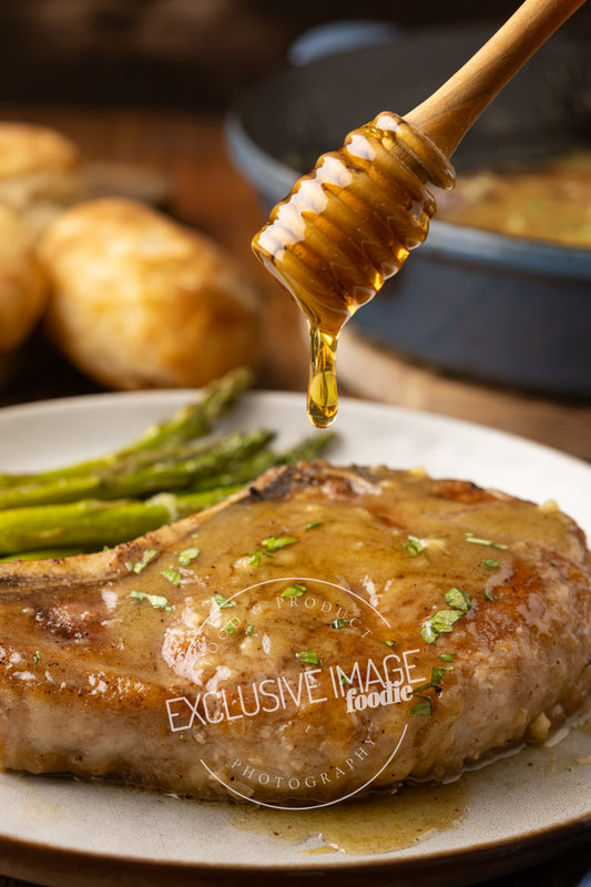 Honey Mustard Pan-Fried Pork Chops Recipe (exclusive)