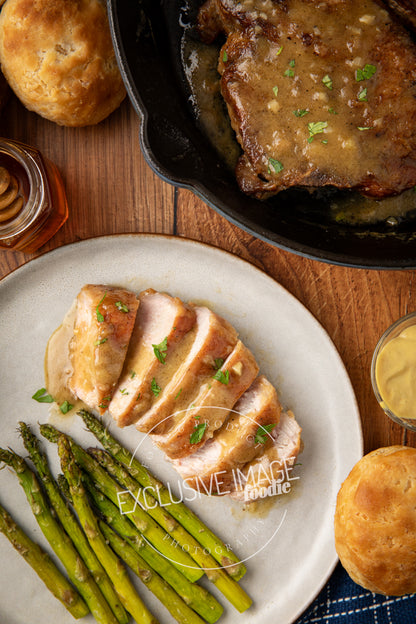 Honey Mustard Pan-Fried Pork Chops Recipe (exclusive)