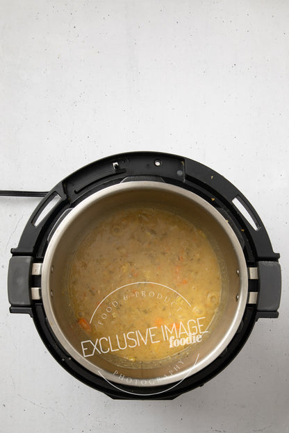 Instant pot chicken pot pie recipe process photography food blog
