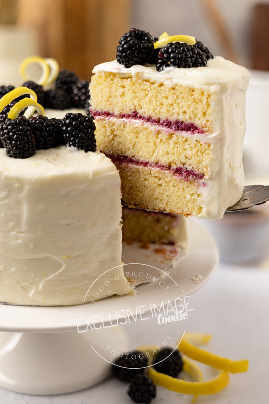 Lemon Blackberry Cake Recipe (exclusive)