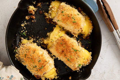 Crispy Cheesy One-Pan Stuffing Stuffed Chicken Breast Recipe With Optional Gravy (exclusive)