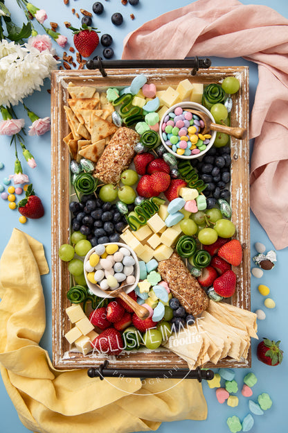 Pastel Snack Board Recipe for 4-6 people (exclusive)