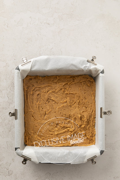 Pumpkin cheesecake bars recipe process photography food blog
