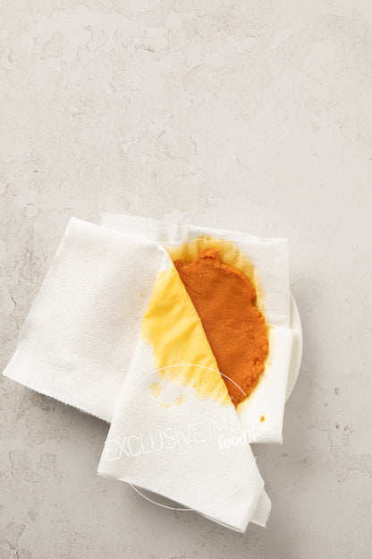 Pumpkin cheesecake bars recipe process photography food blog
