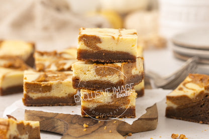 Pumpkin cheesecake bars recipe photography exclusive food blogger images
