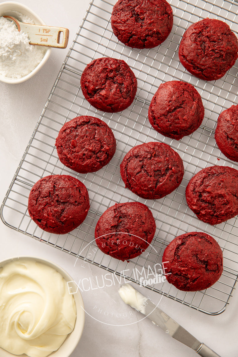 Red Velvet Cake Mix Cookies with Cream Cheese Frosting Recipe (exclusive)