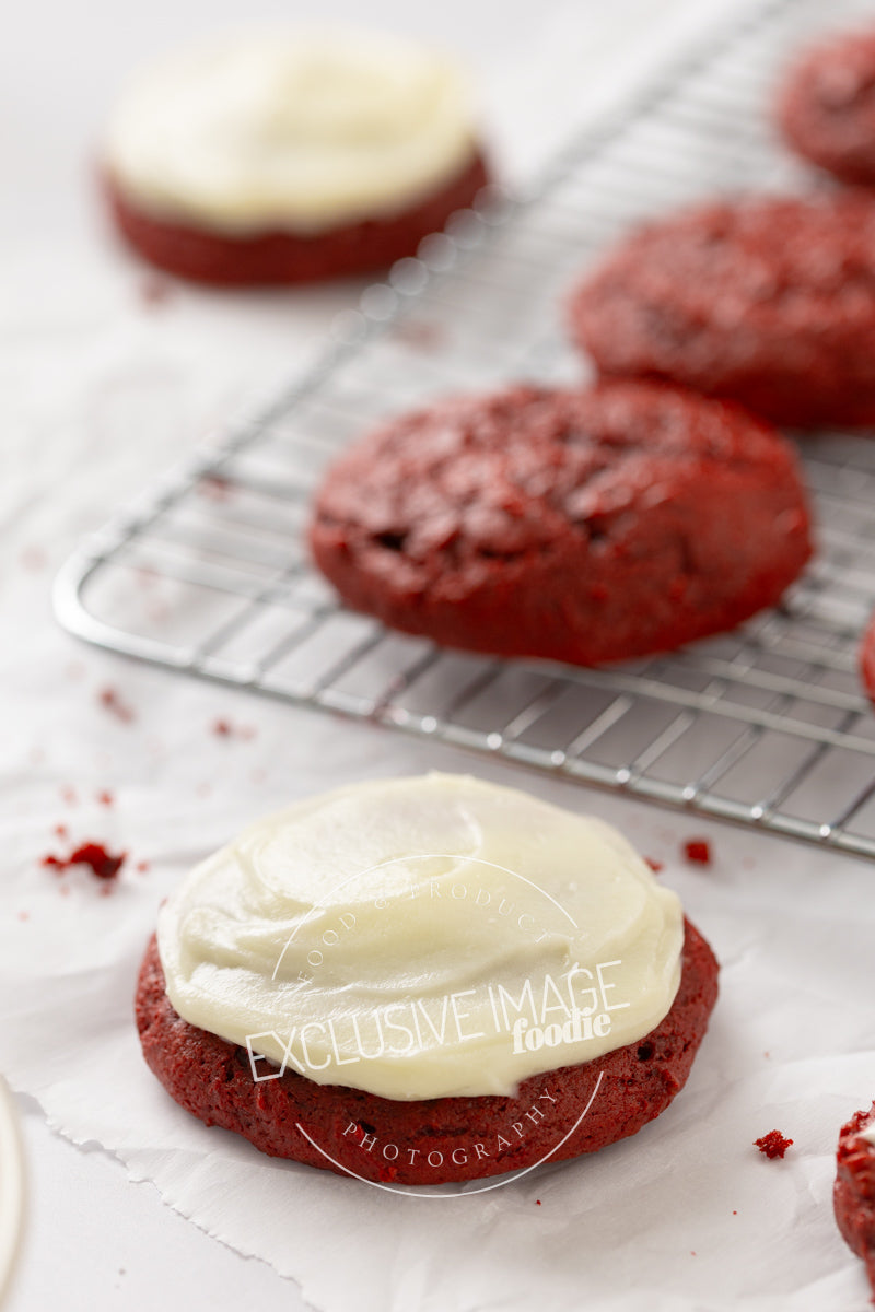 Red Velvet Cake Mix Cookies with Cream Cheese Frosting Recipe (exclusive)