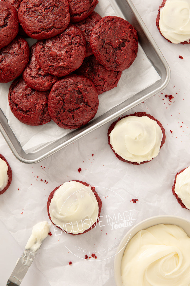 Red Velvet Cake Mix Cookies with Cream Cheese Frosting Recipe (exclusive)